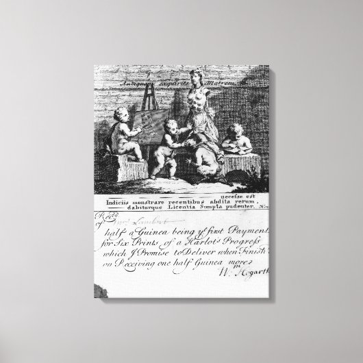 ハロットの定期購入チケット キャンバスプリント (正面)