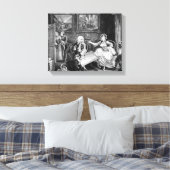 ハロットの進歩、プレートII、争い キャンバスプリント (インサイチュ (寝室))