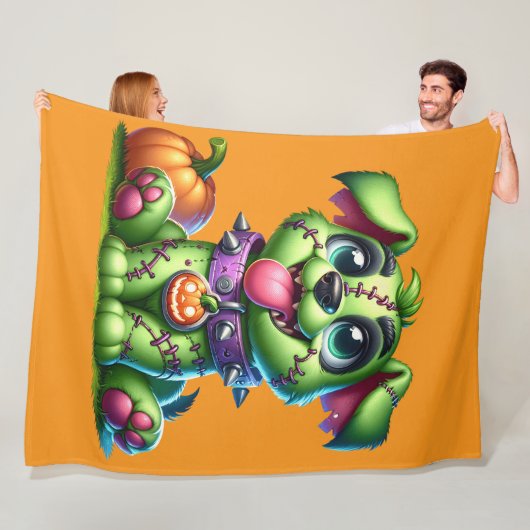 ハロドッグ60x80フリースブランケット フリースブランケット (インサイチュ)