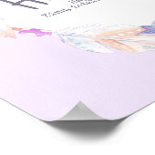 ハロナの羽とビーズの花冠の名前の意味 ポスター (角)