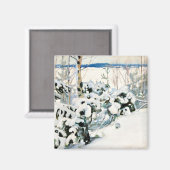 ハロネン – Winter at Kinahmi マグネット (正面/裏面)