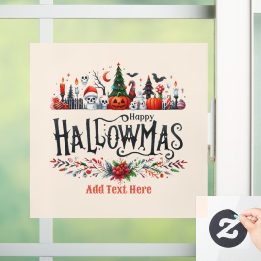 ハロマスハロウィーンクリスマスマッシュアップ ウィンドウサイン (ホーム)