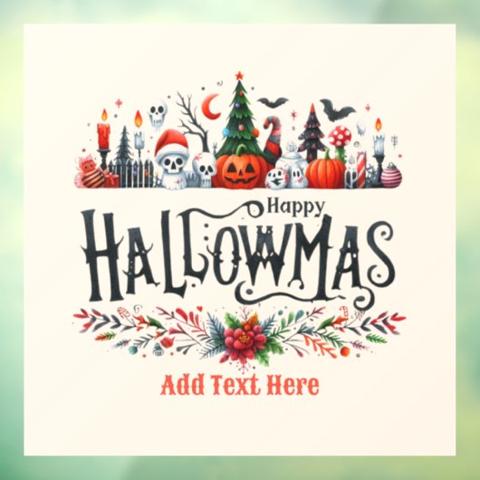 ハロマスハロウィーンクリスマスマッシュアップ ウィンドウサイン (シート3)