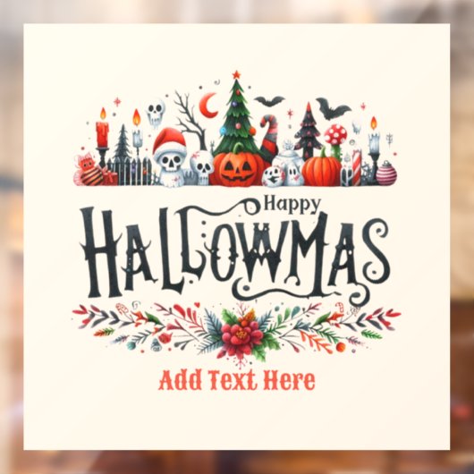 ハロマスハロウィーンクリスマスマッシュアップ ウィンドウサイン (シート2)