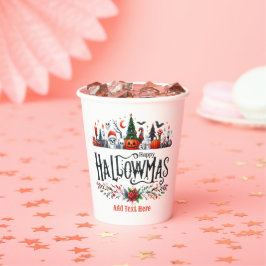ハロマスハロウィーンクリスマスマッシュアップ 紙コップ