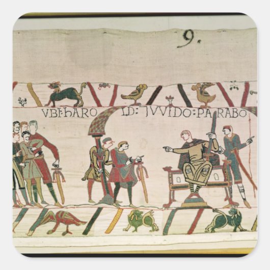 ハロルドとガイが話し合ってる スクエアシール (正面)