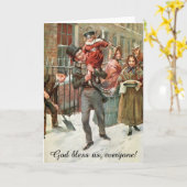 ハロルドの捕えることによる小さいティムそして彼の父 カード (黄色い花)