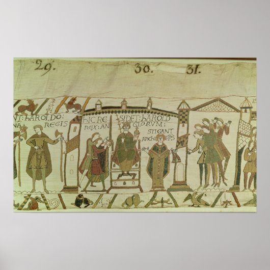 ハロルドは王冠と王冠を与えられる ポスター (正面)