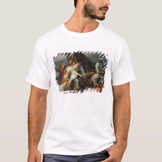 ハロルド1828年の体を見つけているイーディス Tシャツ (正面)