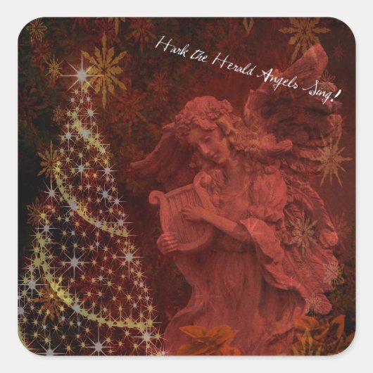 ハロルド・エンジェルス歌のシール スクエアシール (正面)