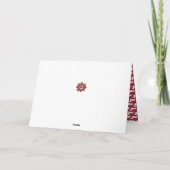 ハロルド·エンジェルズがクリスマスカードを歌うのをほえる カード (裏面)