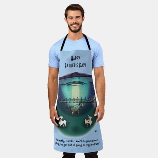 ハロルド・メンズ・エプロン エプロン (着用した状態)