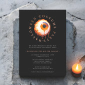 ハロワモダンンミニマルの衣装パーティの招待状 招待状