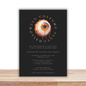 ハロワモダンンミニマルの衣装パーティの招待状 招待状