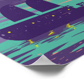 ハロングベイベトナムジャンクボートトラベルアートヴィンテージ ポスター (角)