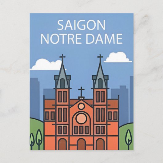 ハロンベイベトナムトラベルヴィンテージサイゴン ポストカード (正面)