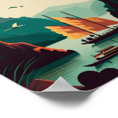 ハロンベイベトナム旅行ポスター ポスター (角)