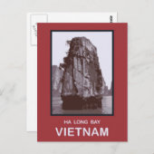 ハロンベイベトナム ポストカード (正面/裏面)