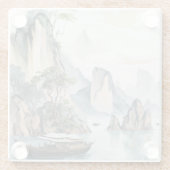 ハロンベイ ガラスコースター (裏面)