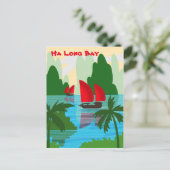 ハロンベイ,ベトナム ポストカード (スタンド正面)