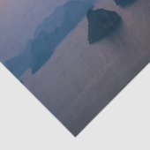 ハロン湾に沈む夕日 – ベトナム、アジア 薄葉紙 (詳細)