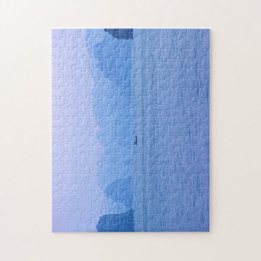 ハロン湾の小さな漁船 - ベトナム、アジア ジグソーパズル (縦)