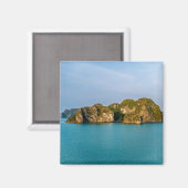 ハロン湾の石灰岩の島々 - ベトナムの風景 マグネット (正面/裏面)