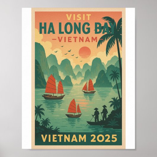 ハロン湾 ベトナム 旅行 2026 ポスター (正面)