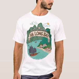 ハロン湾 Tシャツ