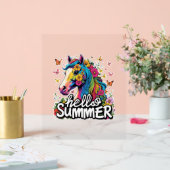 ハローおもしろいサマーホース アクリルサイン (ウェディング)