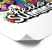 ハローおもしろいサマーホース ポスター (角)