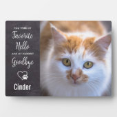 ハローお気に入りのハードバイカスタムアウェイペット フォトプラーク (正面)