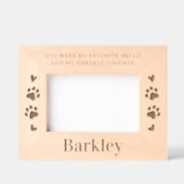 ハローお気に入りのハードバイカスタムアウェイペット レーザー彫刻フレーム (正面)