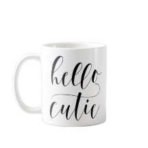 ハローかわいこちゃんモダン書道 | ブラックタイポグラフィ