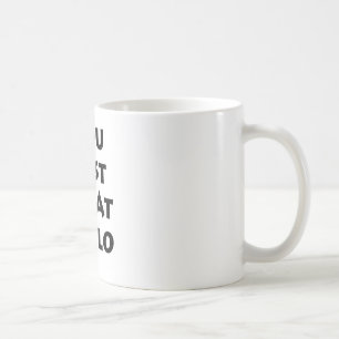 ハローで失望させたね コーヒーマグカップ