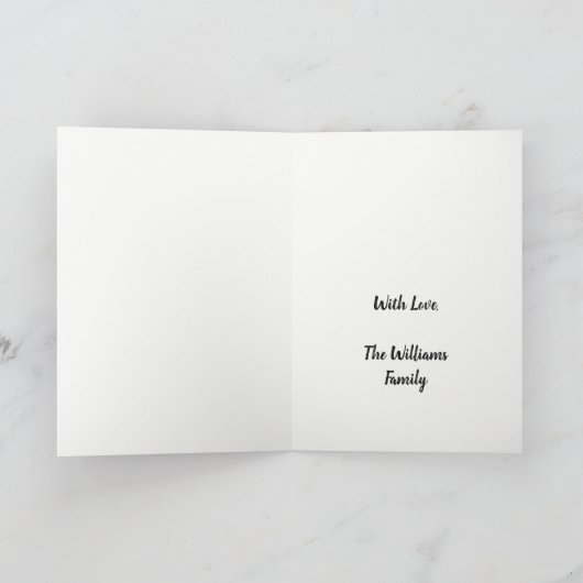 ハローのまわりにロウソク炎金ゴールドエレガントクリスマス シーズンカード (内部)