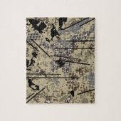 ハローの戦闘の迷彩柄 ジグソーパズル (縦)