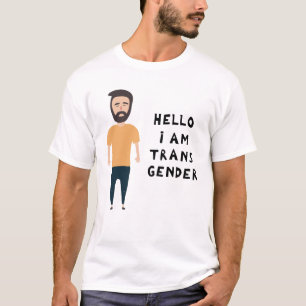 ハローアイアムトランスジェンダー Tシャツ