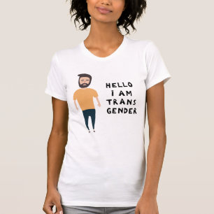 ハローアイアムトランスジェンダー Tシャツ
