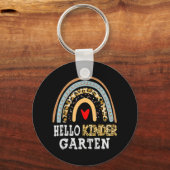 ハローアイランドヒョウ新学期 キーホルダー (正面)