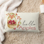 ハローアップルレッドランバーピロー ランバークッション (ブランケット)