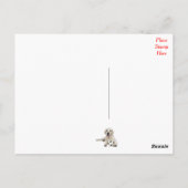 ハローイエローラブラドールリトリーバーポストカード ポストカード (裏面)