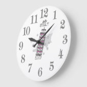 ハローイタリア ラージ壁時計 (傾斜)