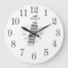 ハローイタリア ラージ壁時計