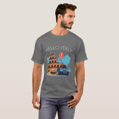 ハローイタリア Tシャツ (正面フル)