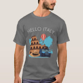 ハローイタリア Tシャツ (正面)