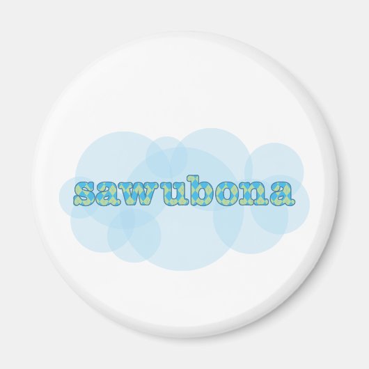 ハローインズルワウボナのパタアーガイルーン マグネット (正面)