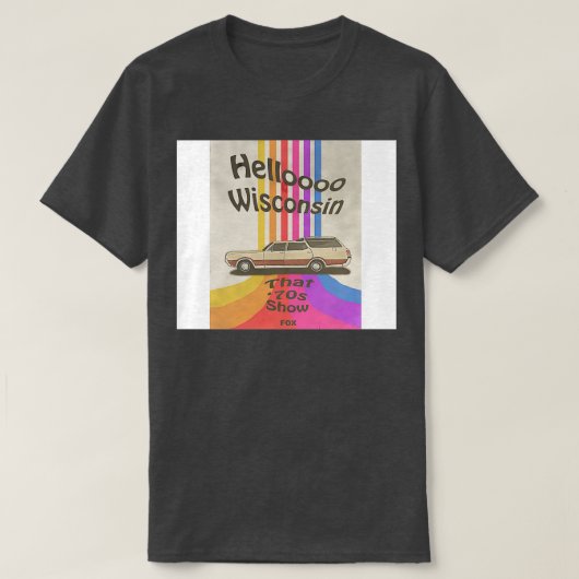 ハローウィスコンシン Tシャツ (デザイン正面)