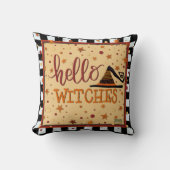 ハローウィッチおもしろいキュートハロウィーンハット クッション (正面)