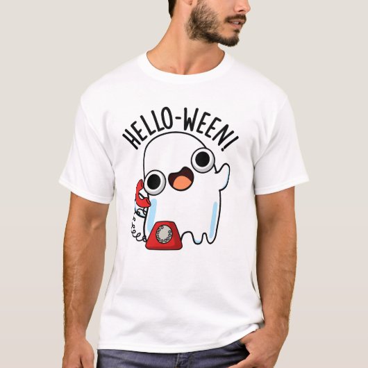 ハローウィンおもしろい幽霊パン Tシャツ (正面)